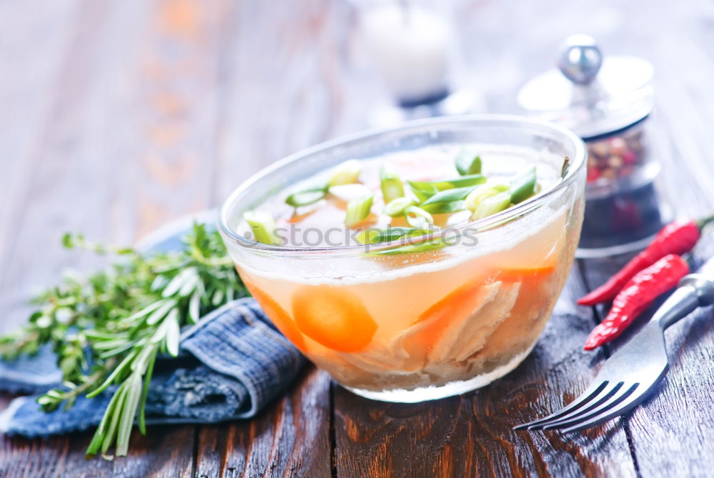 Similar – Image, Stock Photo Golden turmeric milk on tray with ingredients