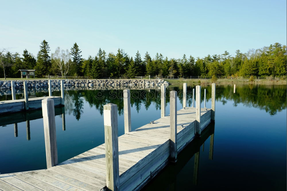 Similar – Image, Stock Photo At bridge II Calm