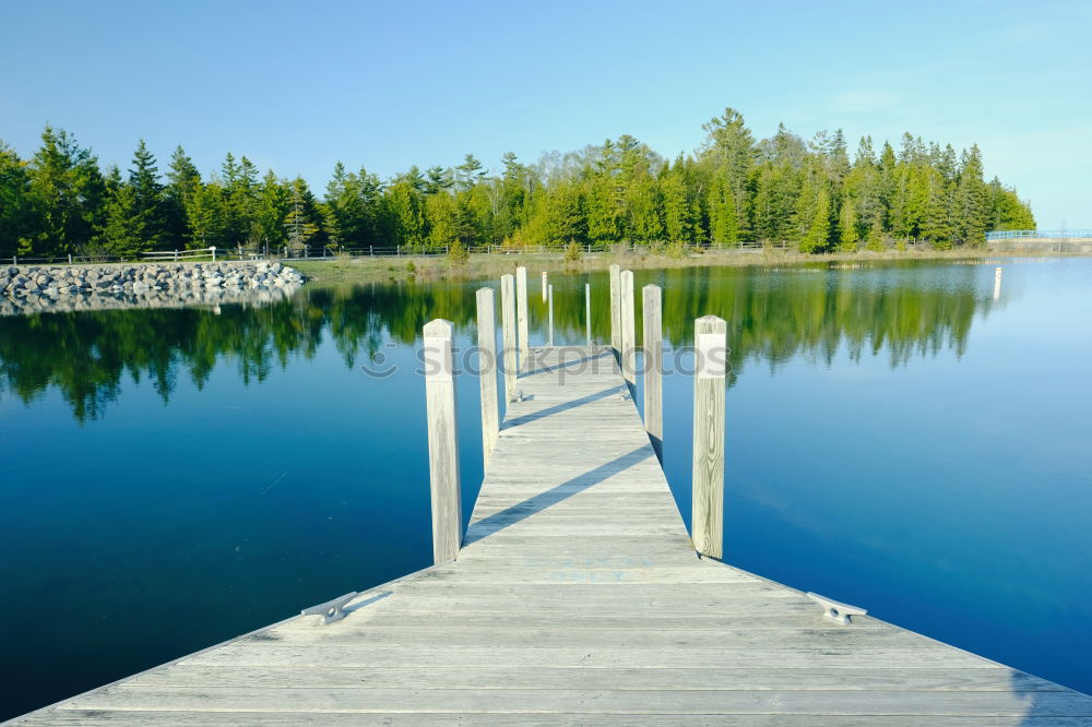 Similar – Image, Stock Photo At bridge II Calm