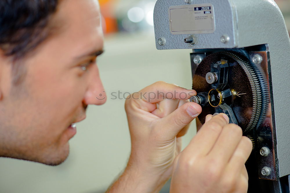 Similar – Performing cleaning of vintage photo camera film