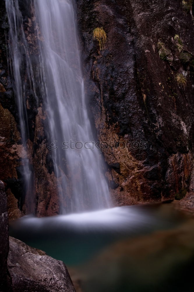 Similar – Image, Stock Photo Long time exposure Bergbach