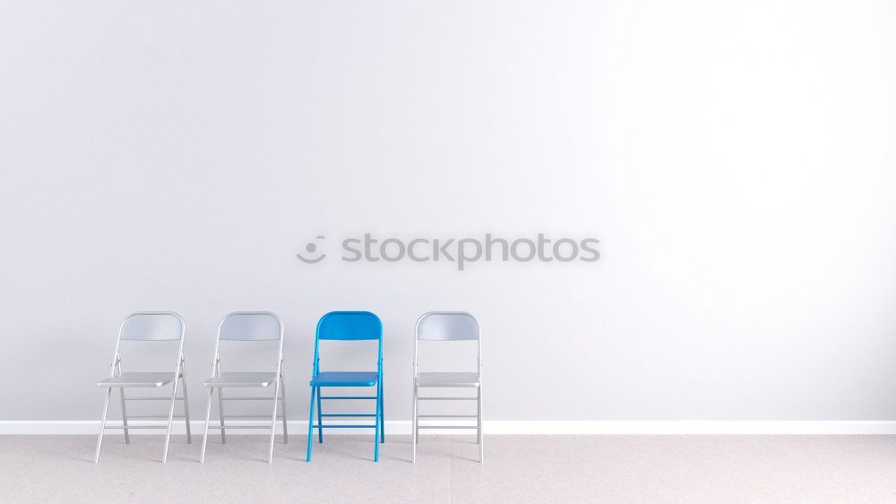 Similar – Image, Stock Photo empty deserted street cafe or outdoor restaurant tables with multicolored chairs