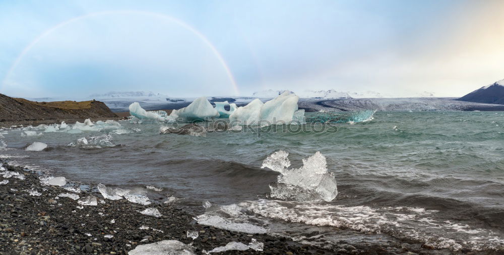 Similar – Rainbow above glacier