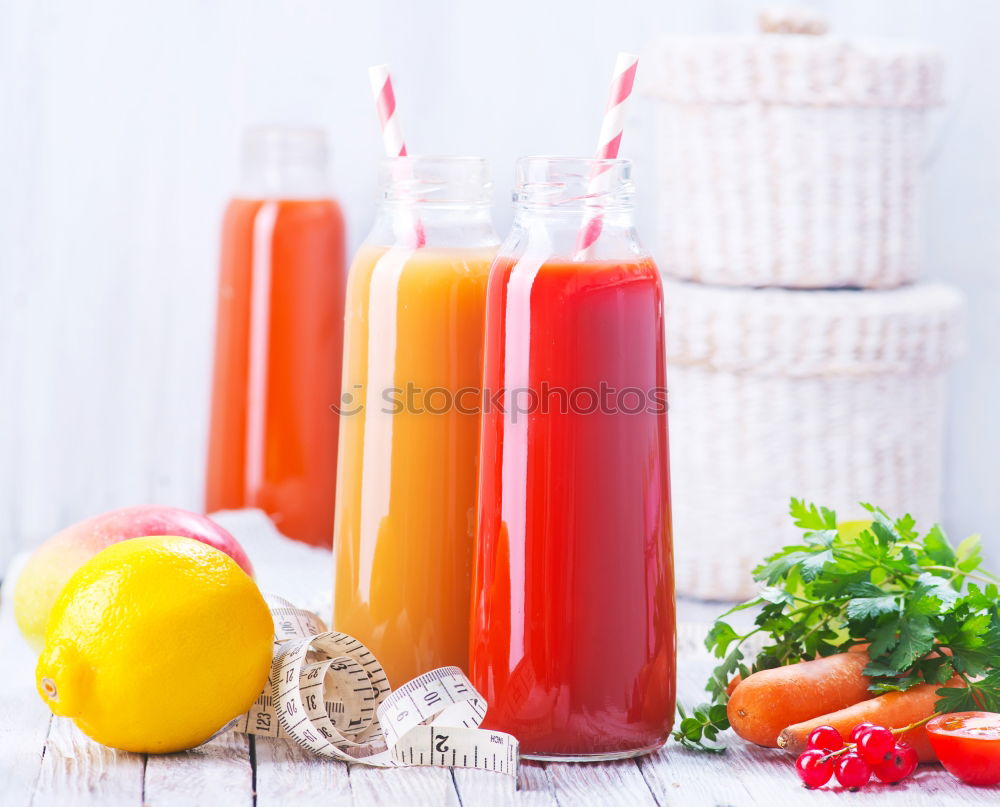 Similar – Smoothies with fruits Food