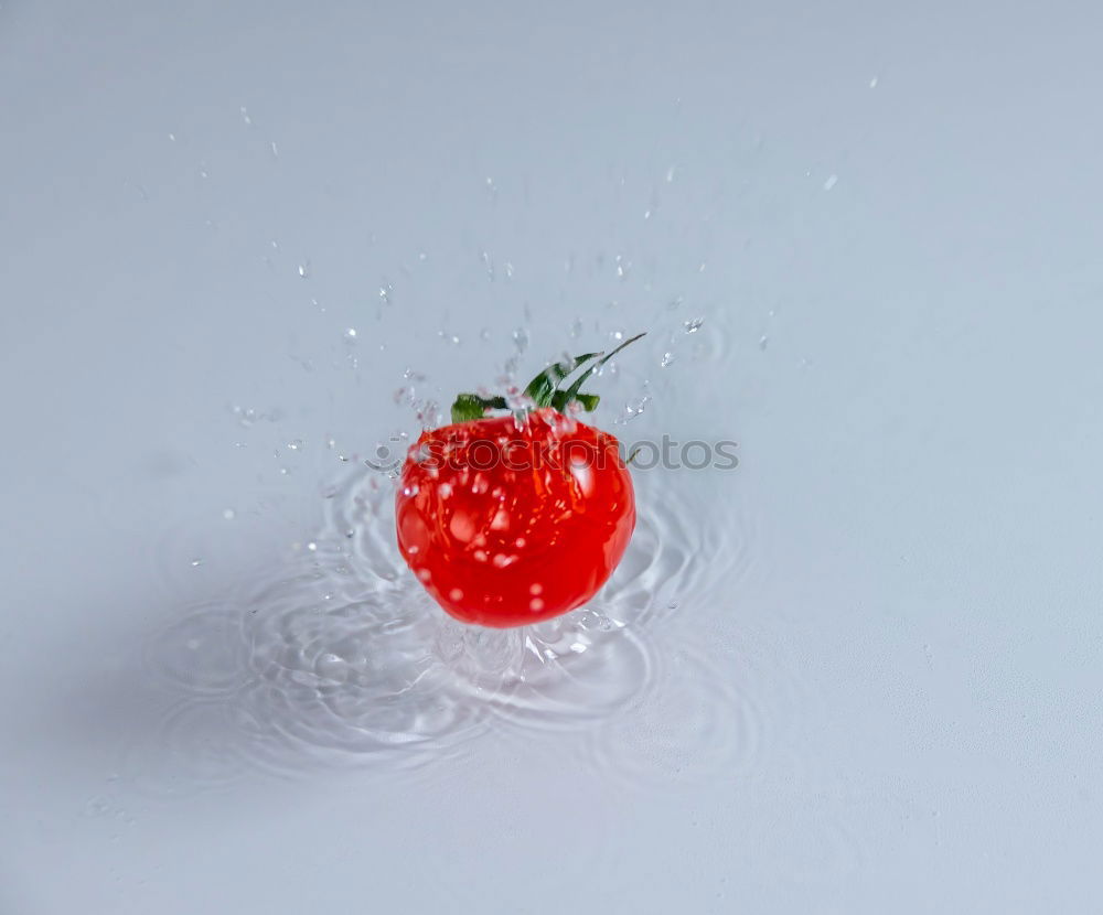 Similar – Image, Stock Photo Raspberry meets milk Food