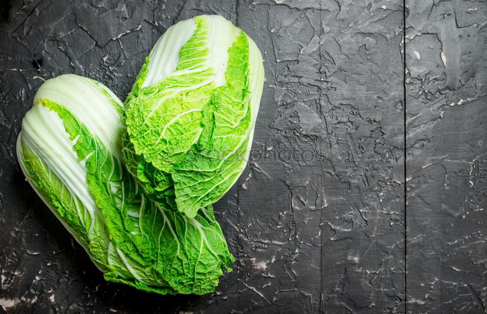 Similar – Fresh kohlrabi on a rustic kitchen table