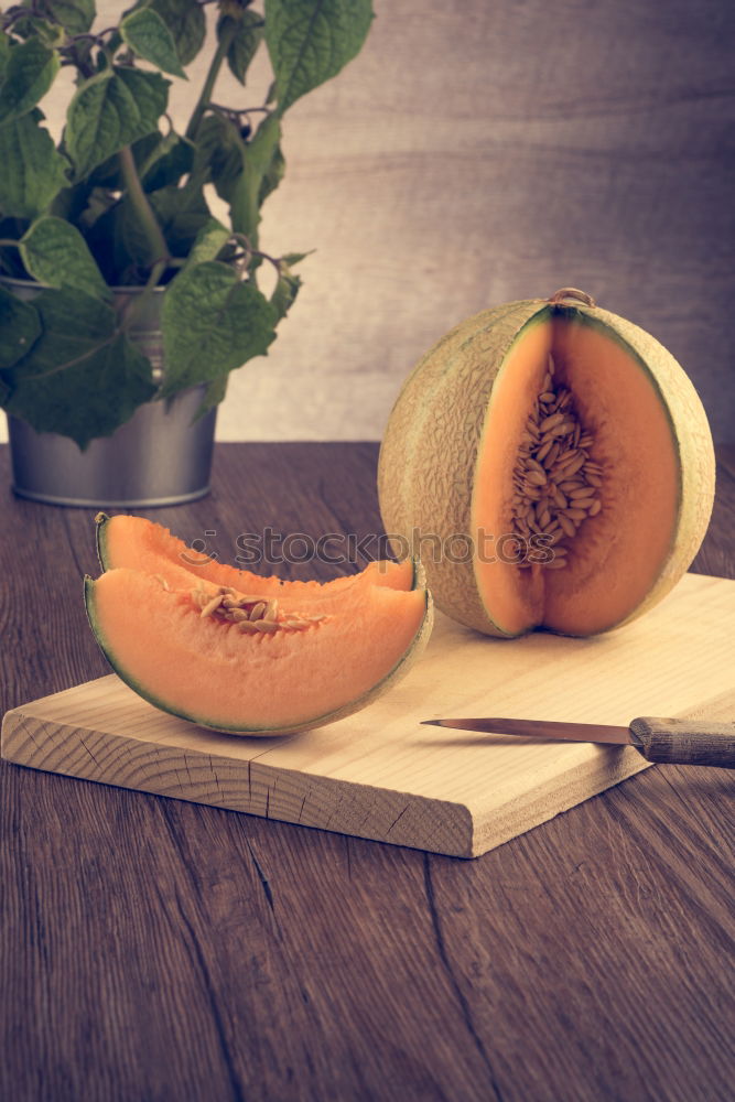 Similar – Image, Stock Photo Fresh oranges and glass with orange juice