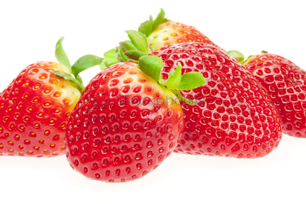 Similar – Freshly harvested | last strawberries