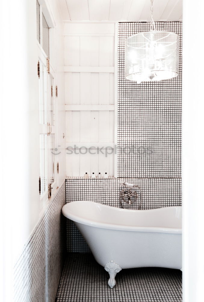 Similar – Image, Stock Photo Modern luxury bathtub in the bathroom interior