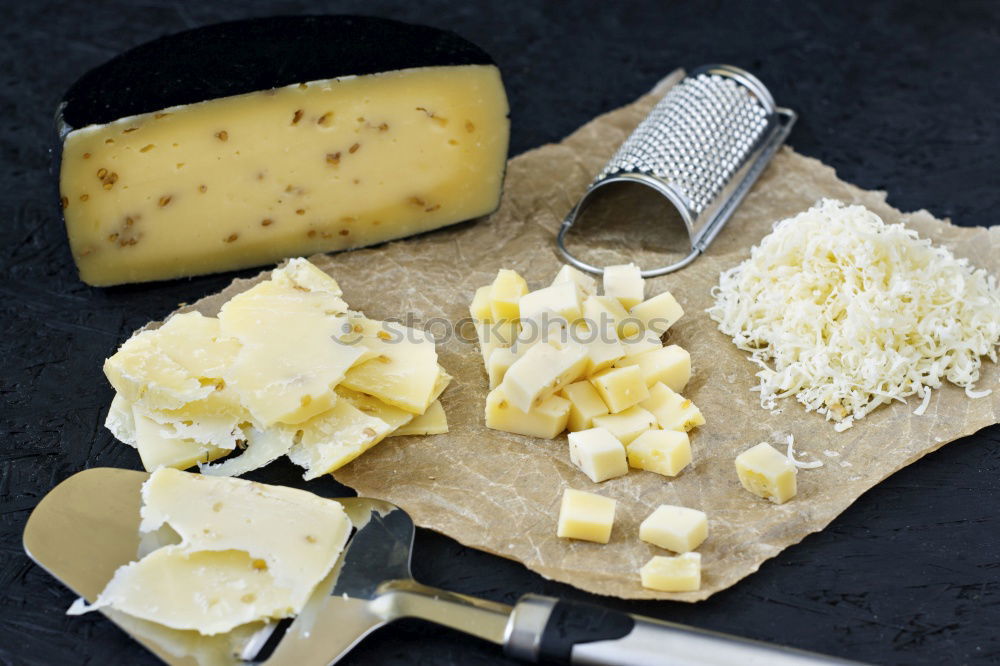 Similar – Image, Stock Photo Aged parmesan cheese