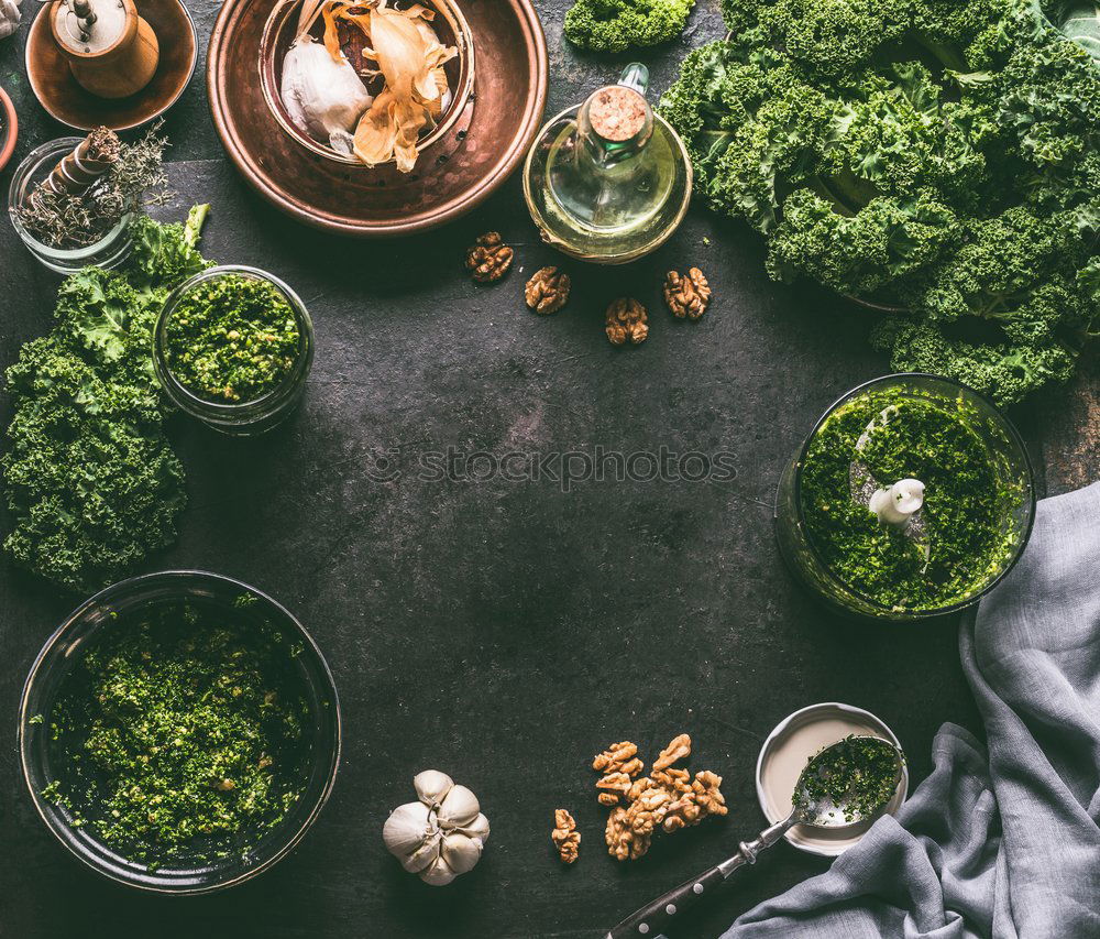Similar – Image, Stock Photo Cooked green cabbage in a saucepan