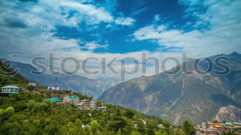 Similar – Image, Stock Photo Paro Dzong (Rinpung Dzong) in Bhutan