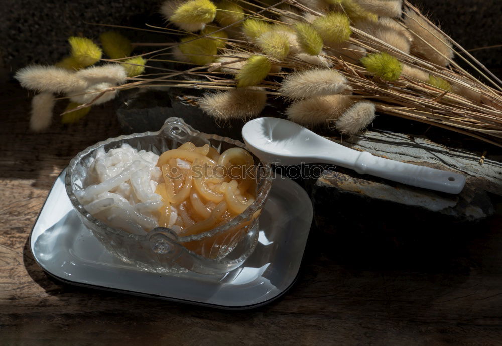 Similar – Image, Stock Photo Christmas tart on wooden background and winter decoration