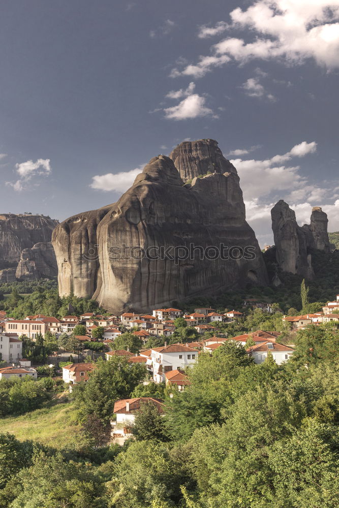 Similar – Image, Stock Photo Meteora in Greece. Meteora is the monasteries
