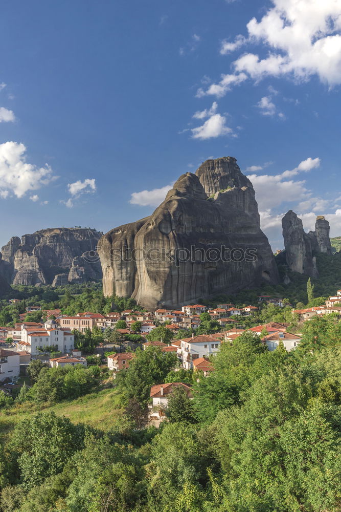 Similar – Image, Stock Photo Meteora in Greece. Meteora is the monasteries