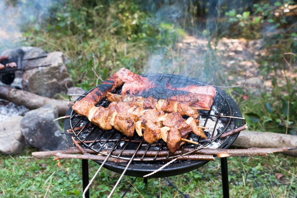 Image, Stock Photo outdoor Food Meat Sausage