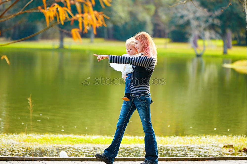 Similar – Image, Stock Photo Pink Rain Human being