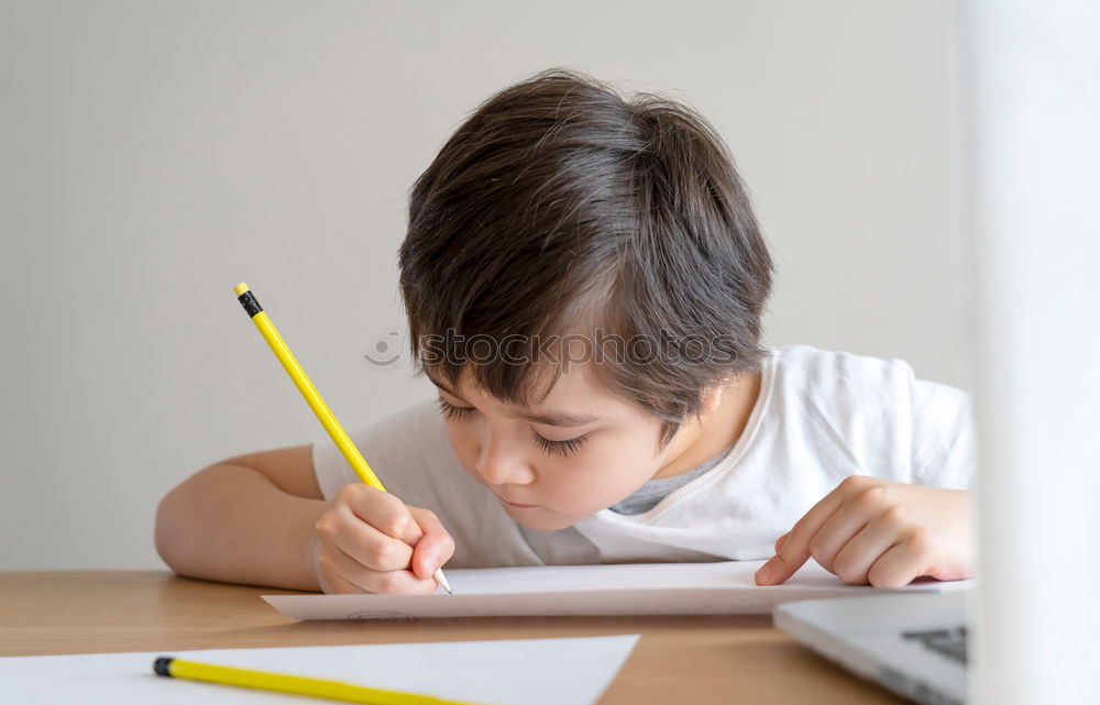 Similar – Image, Stock Photo homework Education School