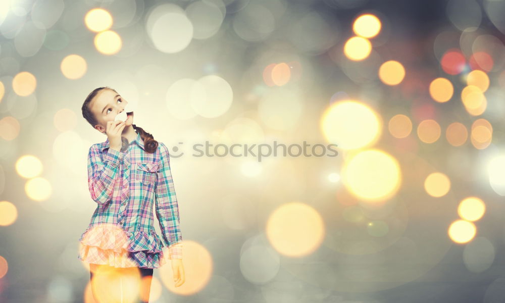 Similar – Image, Stock Photo Bubble blower Girl Infancy