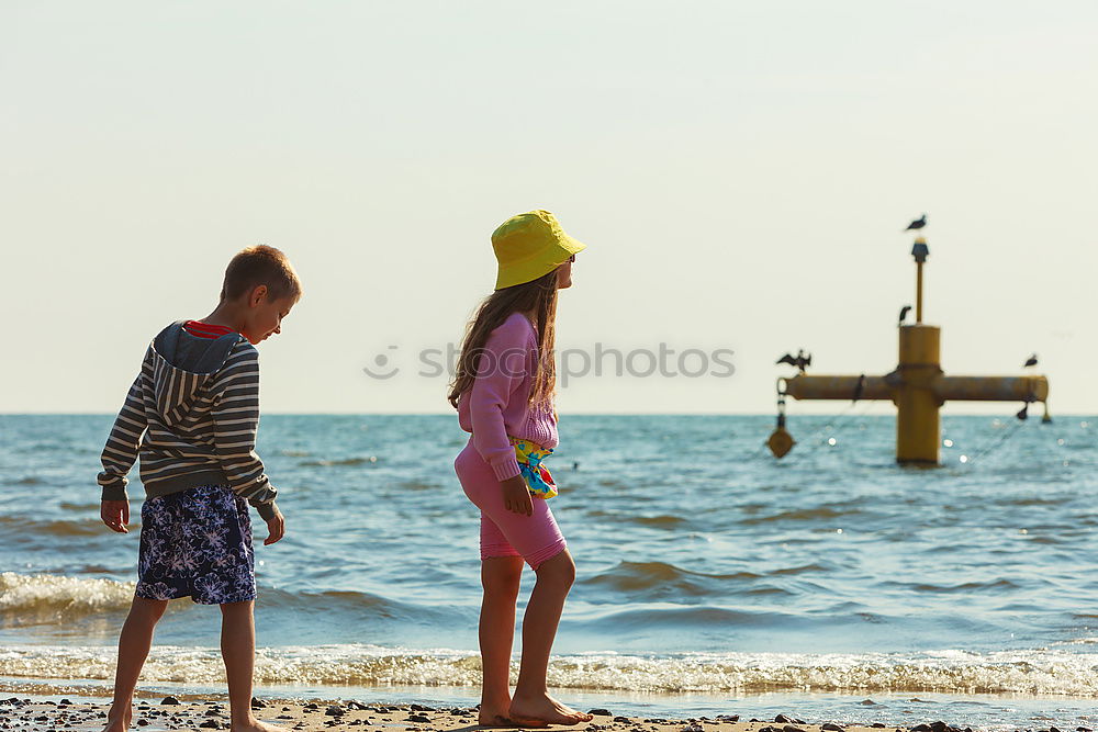 Similar – Image, Stock Photo beach walk Human being