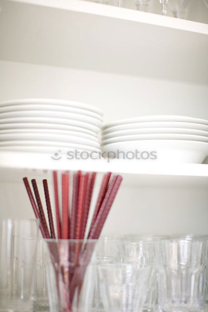 Similar – empty preserving jars on a shelf