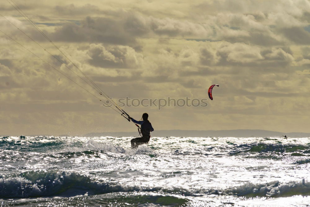 Similar – rest Kiting Kiter Ocean