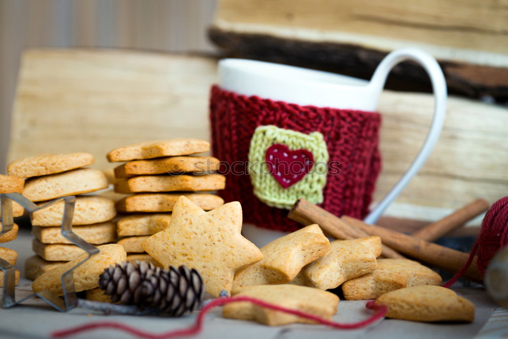 Similar – christmas cookies on a plate