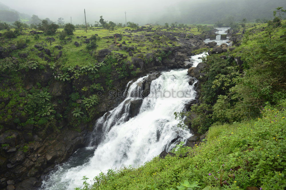 Similar – Foto Bild Wasserfall im Dschungel