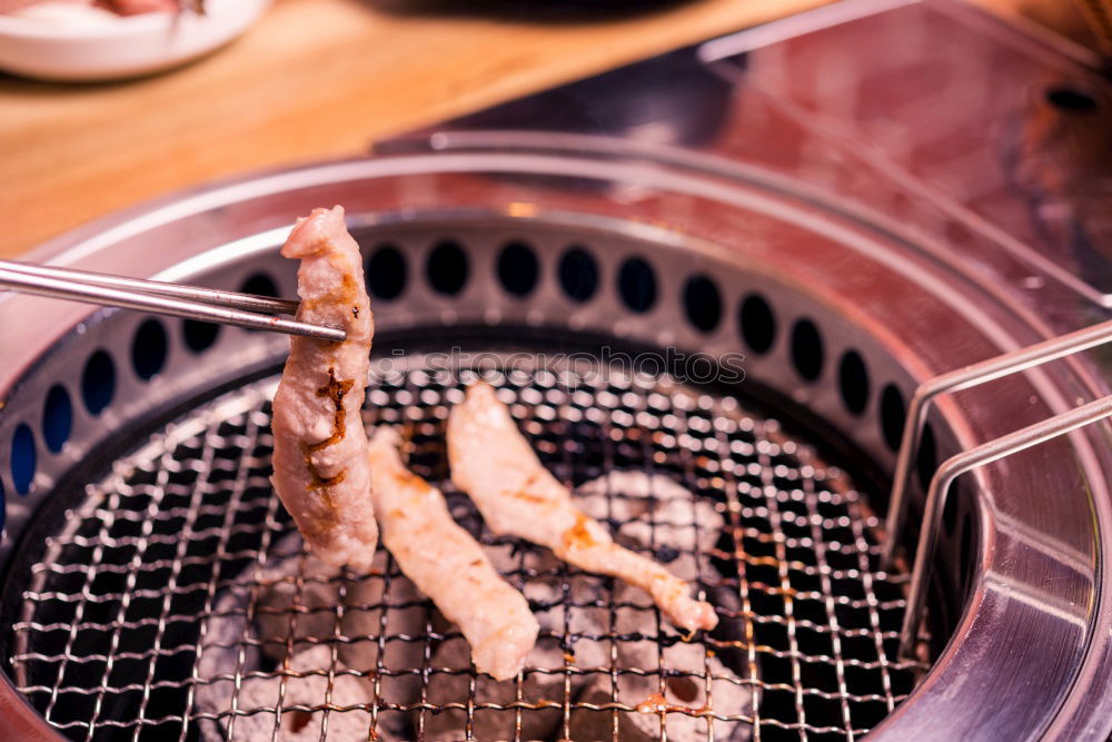 Similar – Image, Stock Photo frying pan with a piece of fried beef