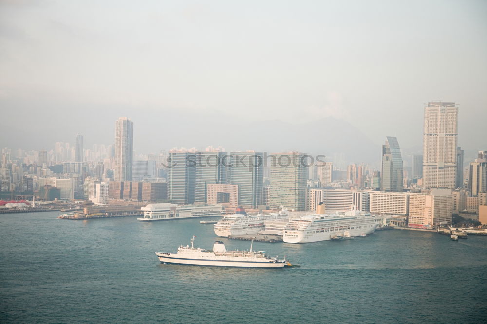 Similar – Boat alone, Hong Kong