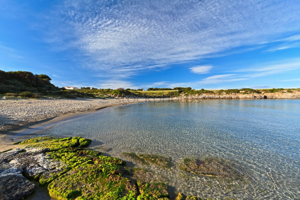 Similar – Image, Stock Photo Idyllic harbour with cotton clouds