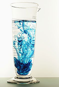 Similar – diffusion Ink Water Glass