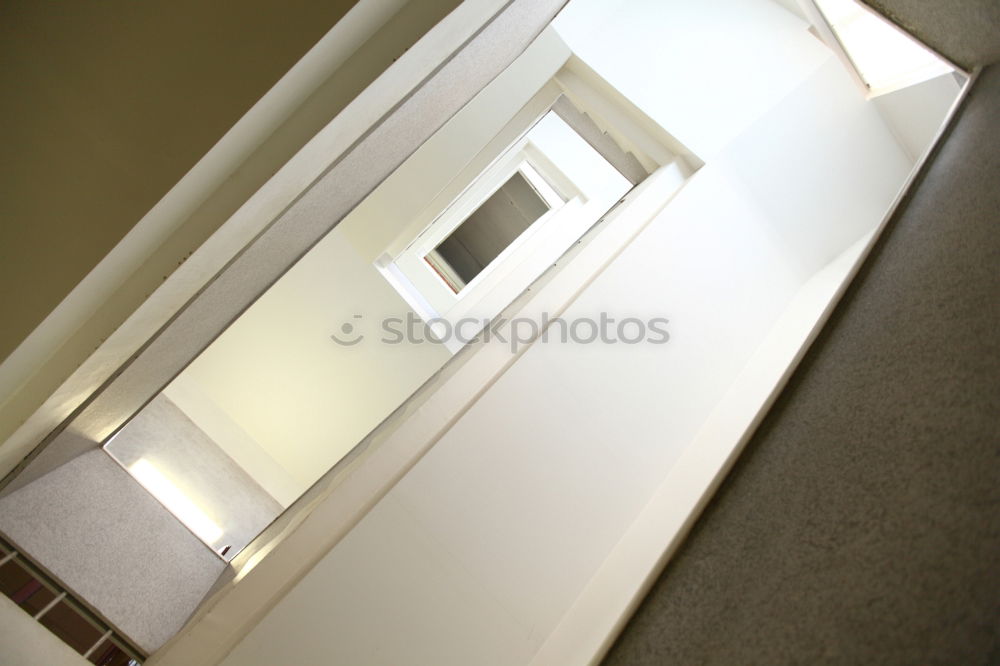 Similar – Image, Stock Photo Which way?! Hallway Hostel