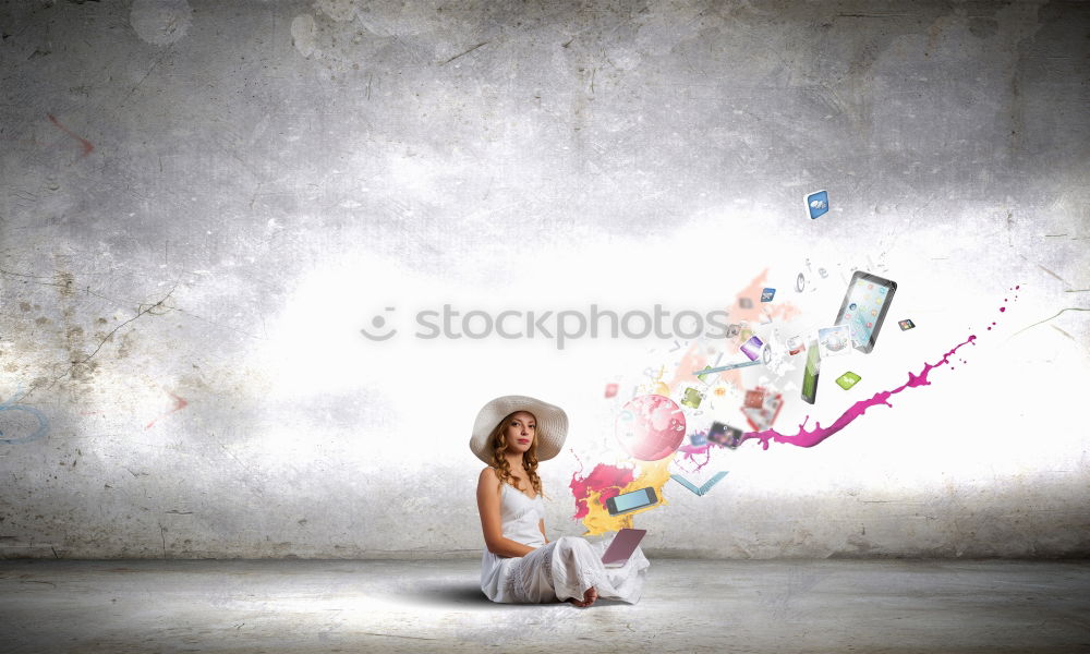 Girl reads book under the covers