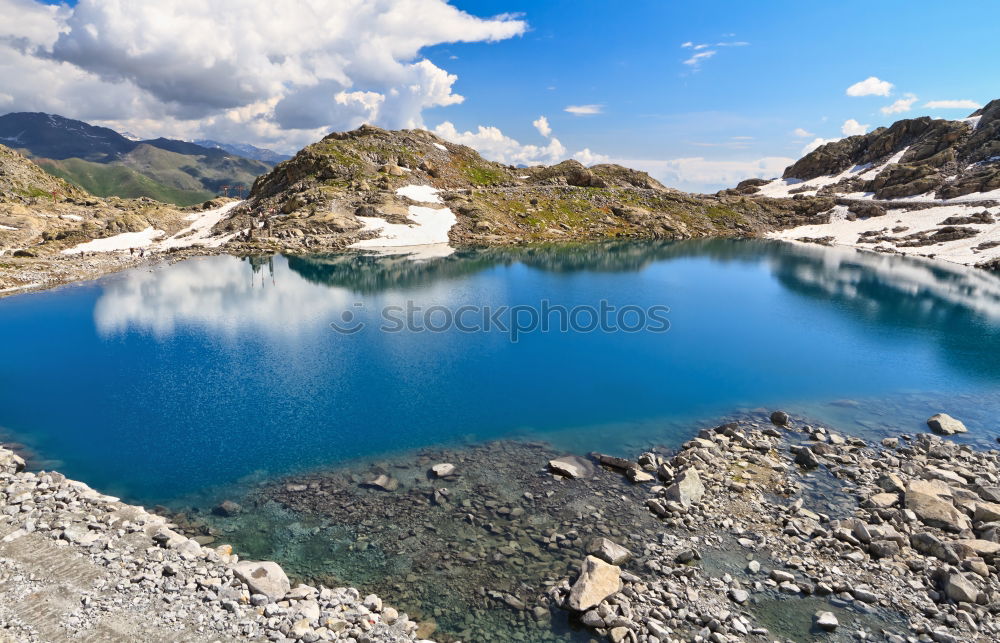 Similar – Lake Lüner in the Montafon