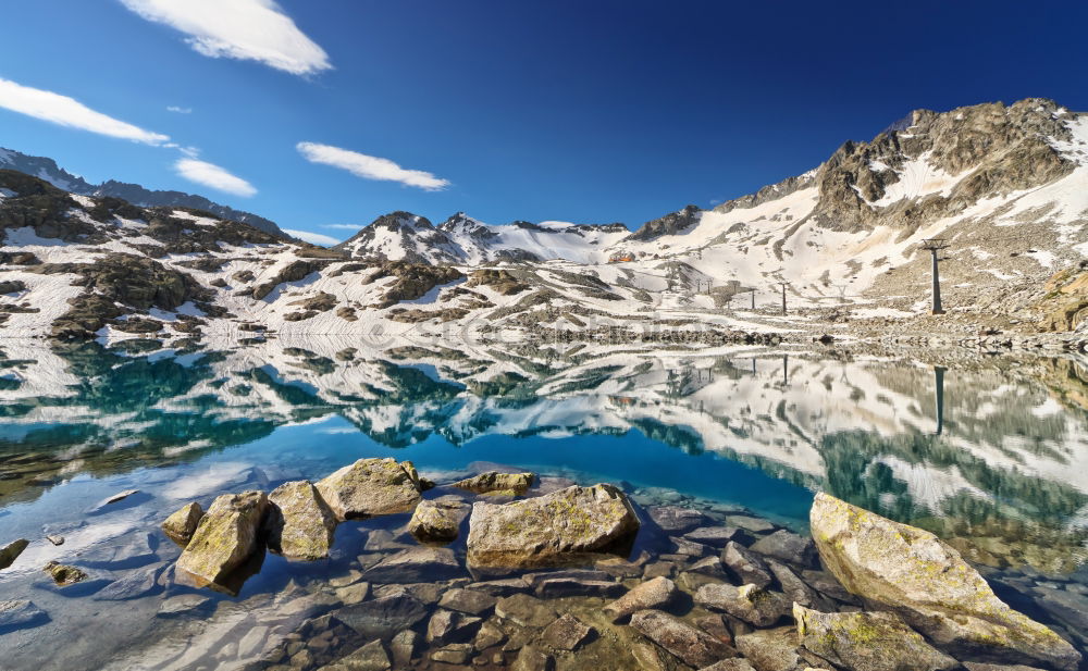 Similar – Image, Stock Photo Lake Formarin 2