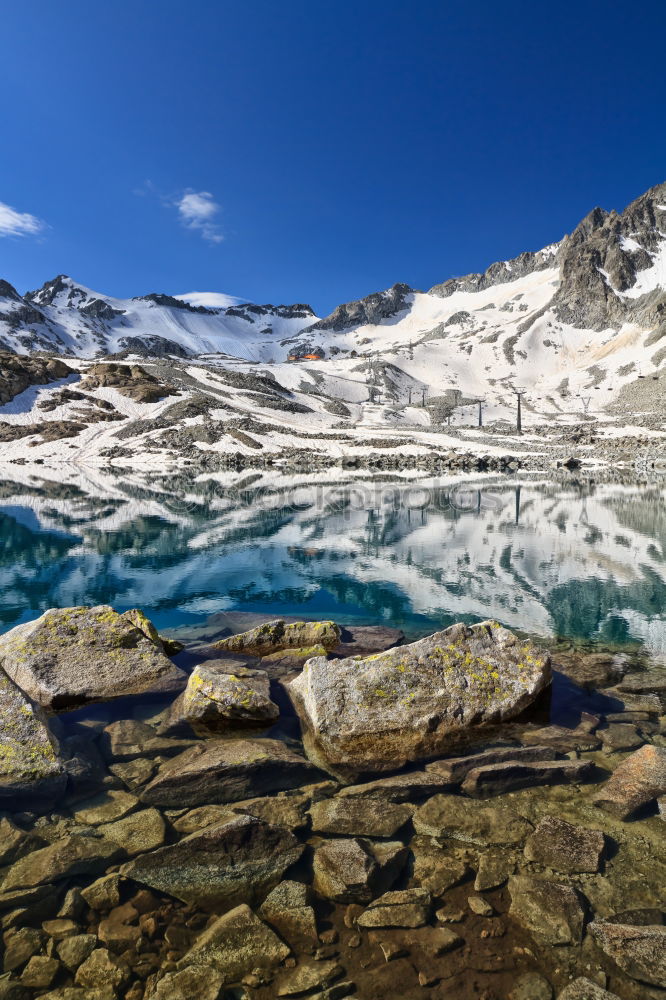 Similar – Image, Stock Photo Lake Formarin 2