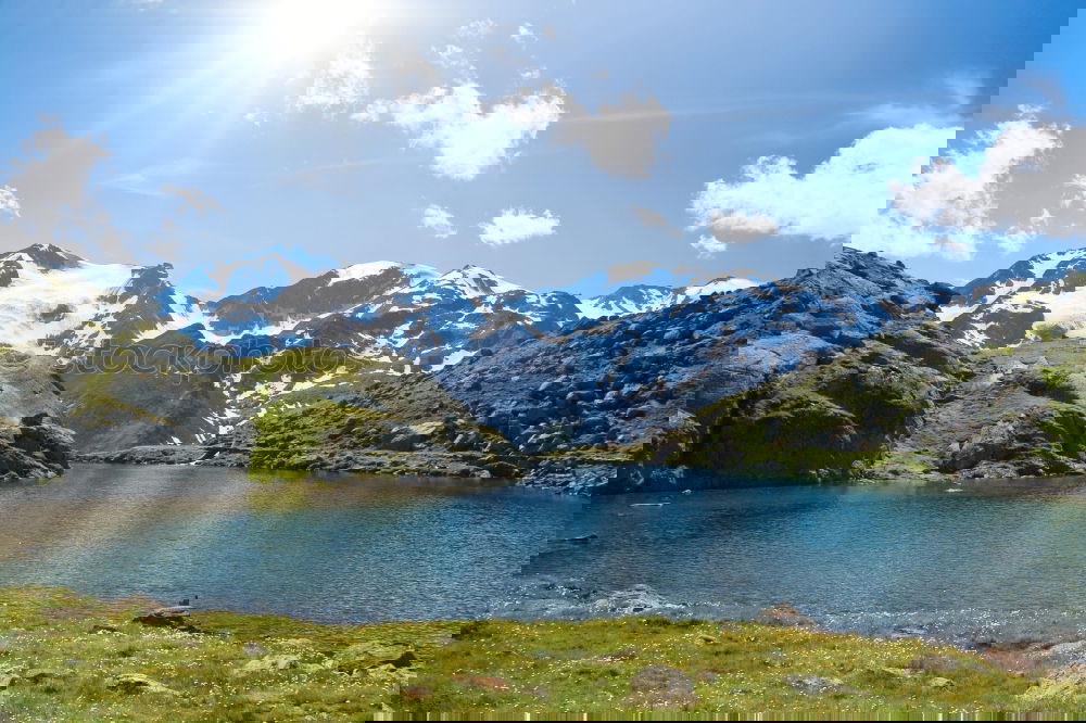Similar – Image, Stock Photo Lago di Montespluga