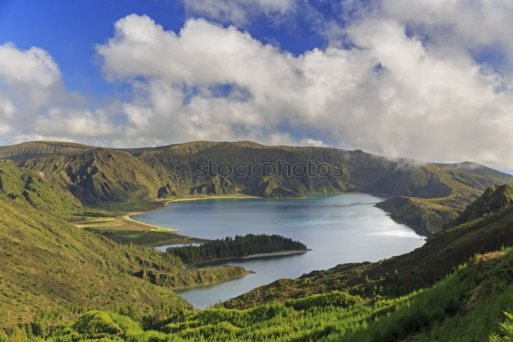 Lake Furnas in the Azores