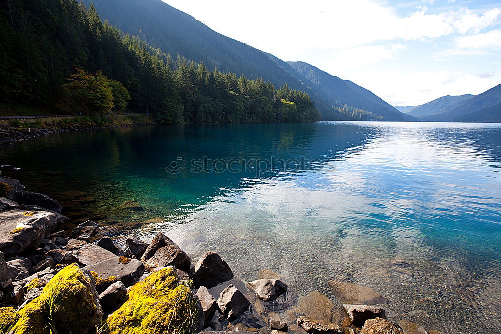 Similar – Image, Stock Photo View of the Geirangerfjord