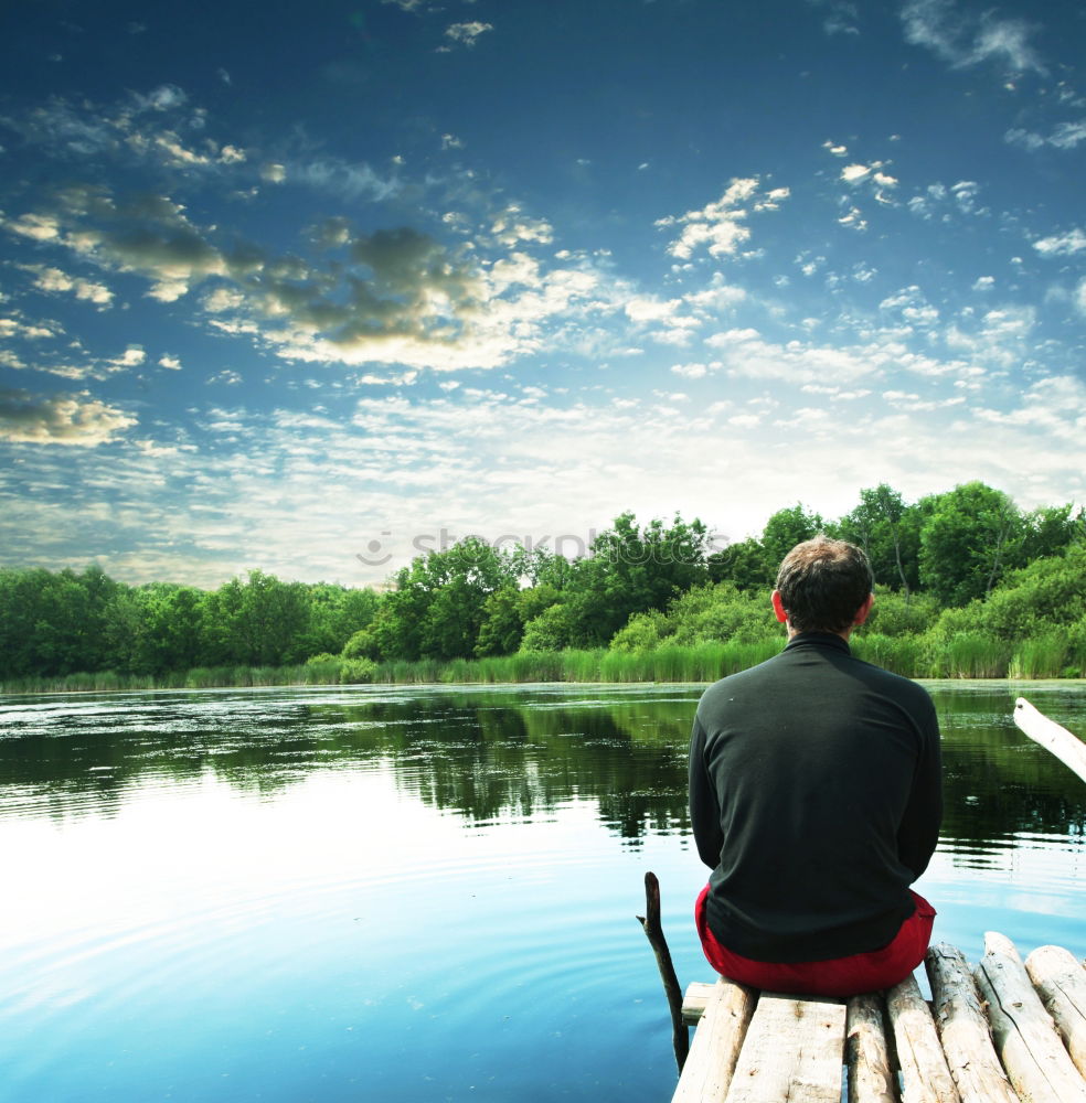 silent lake Lake Sky Canoe