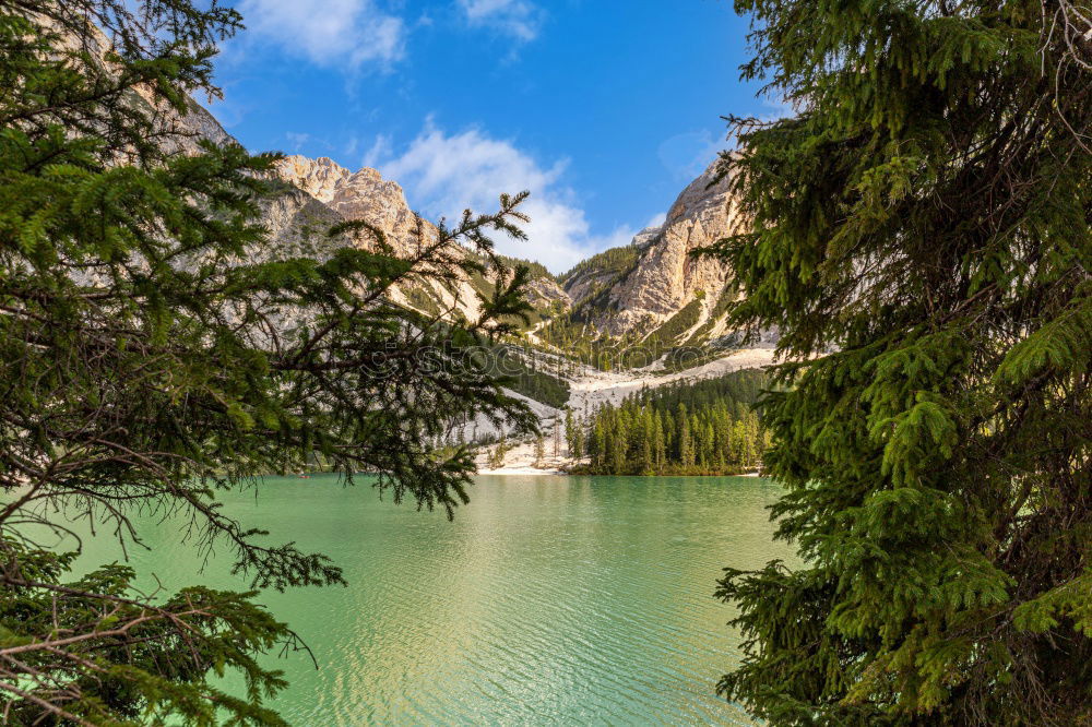 Similar – Image, Stock Photo moraine lake Nature