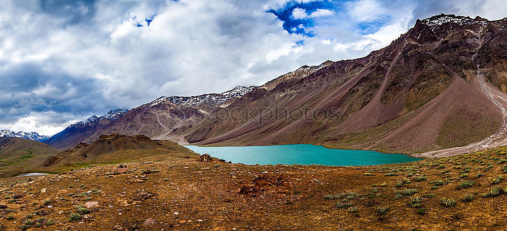 Similar – Image, Stock Photo Mountain lake