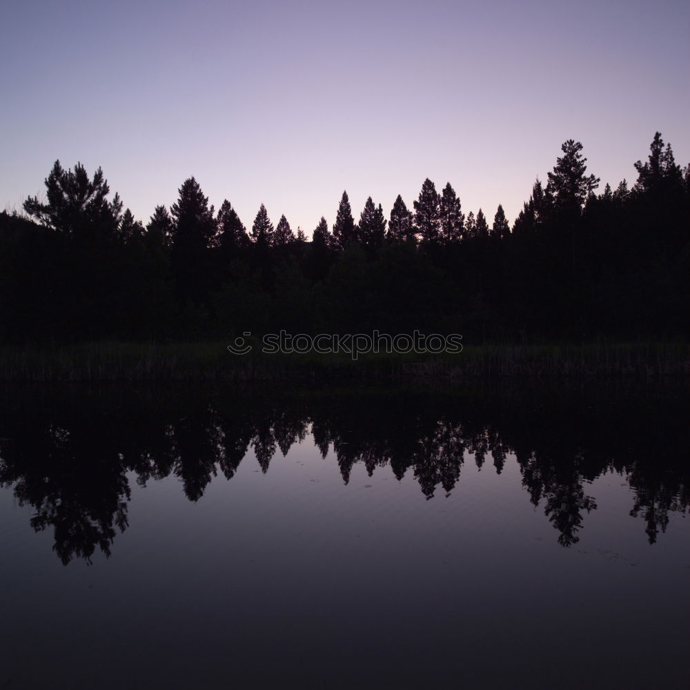 Similar – Image, Stock Photo Sunset in Sweden Calm