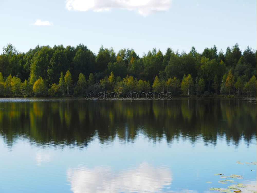 Similar – Swimming lake in Sweden