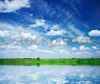 Similar – Image, Stock Photo View over the river Elbe in Magdeburg