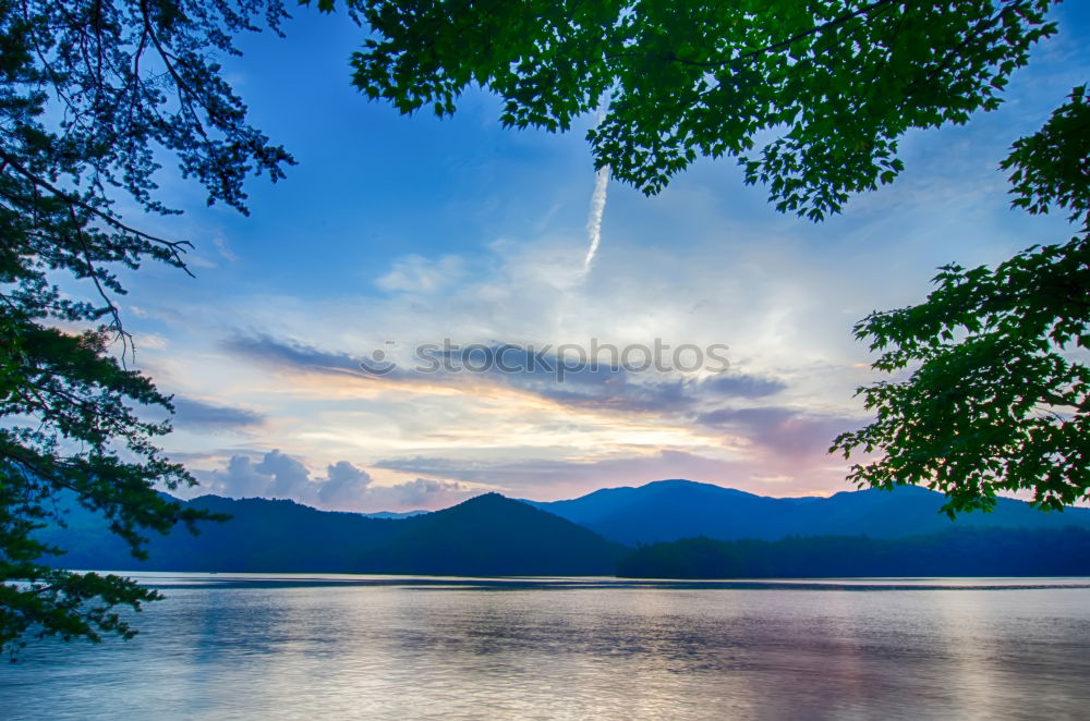 Similar – Landscape of the city of Vigo at sunset