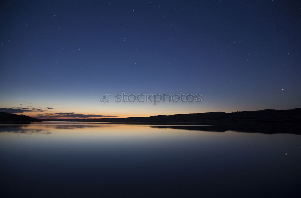 Similar – Sonnenuntergang am Sempachersee