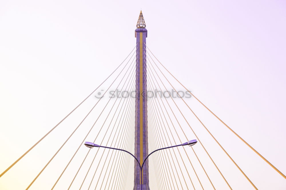 Image, Stock Photo towering. Bridge