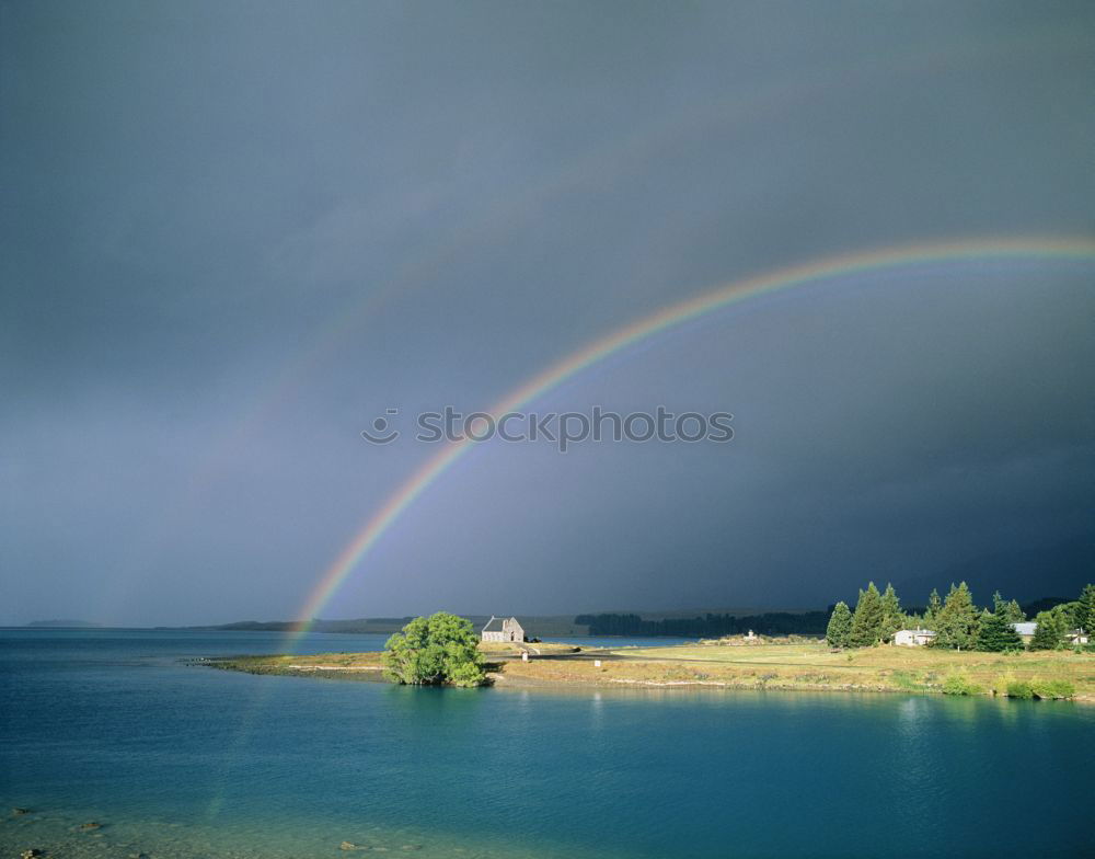 Similar – Foto Bild Ende des Regenbogens Natur